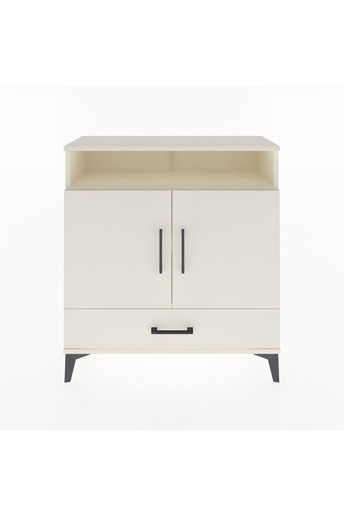 Arges Şifonyer 3 Raflı Tek Çekmeceli 2 Kapaklı 88x30x96 Aytaşı-Aytaşı