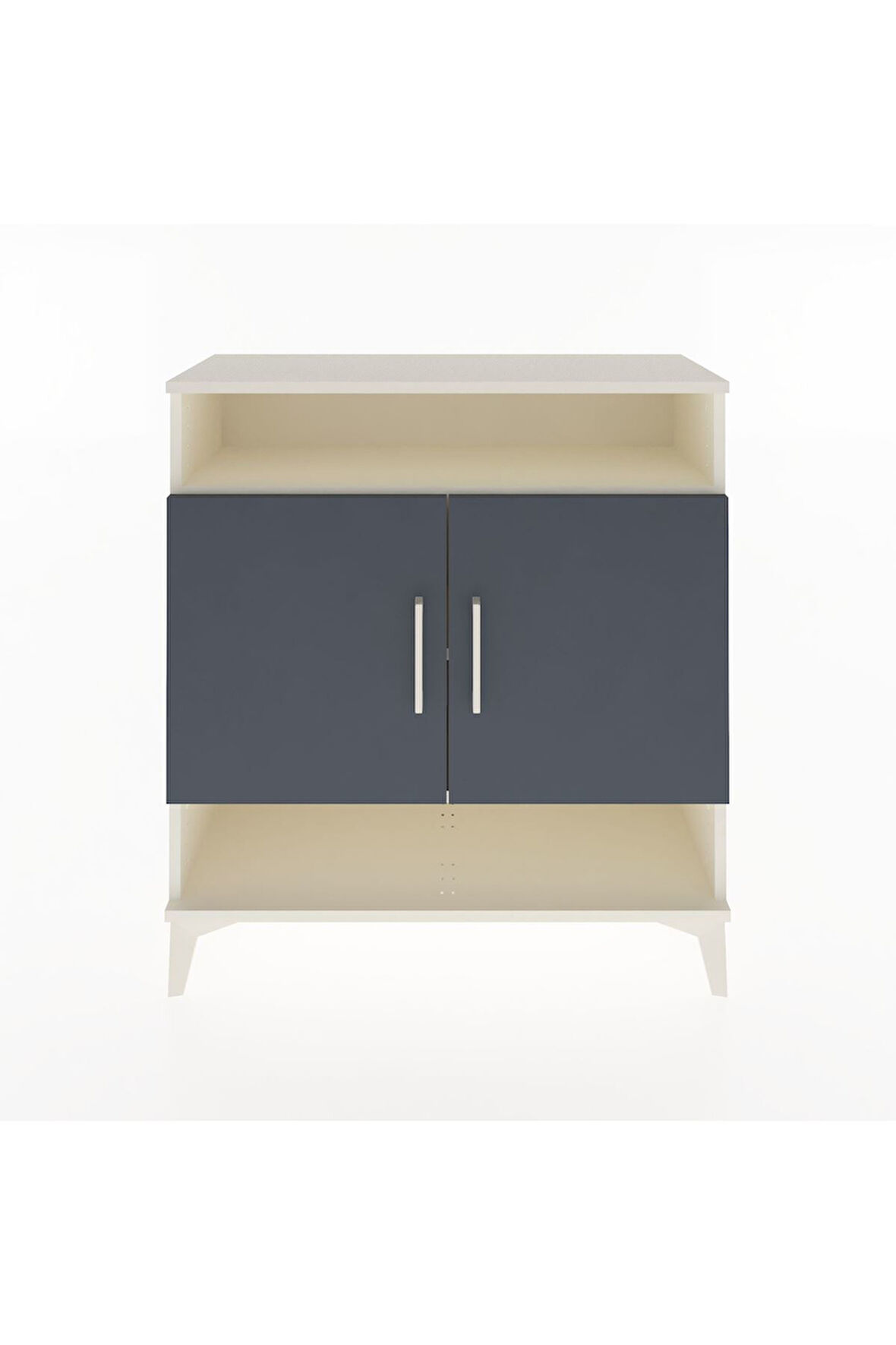 Arges Şifonyer 3 Raflı 2 Kapaklı 88x30x96 Aytaşı-Antrasit