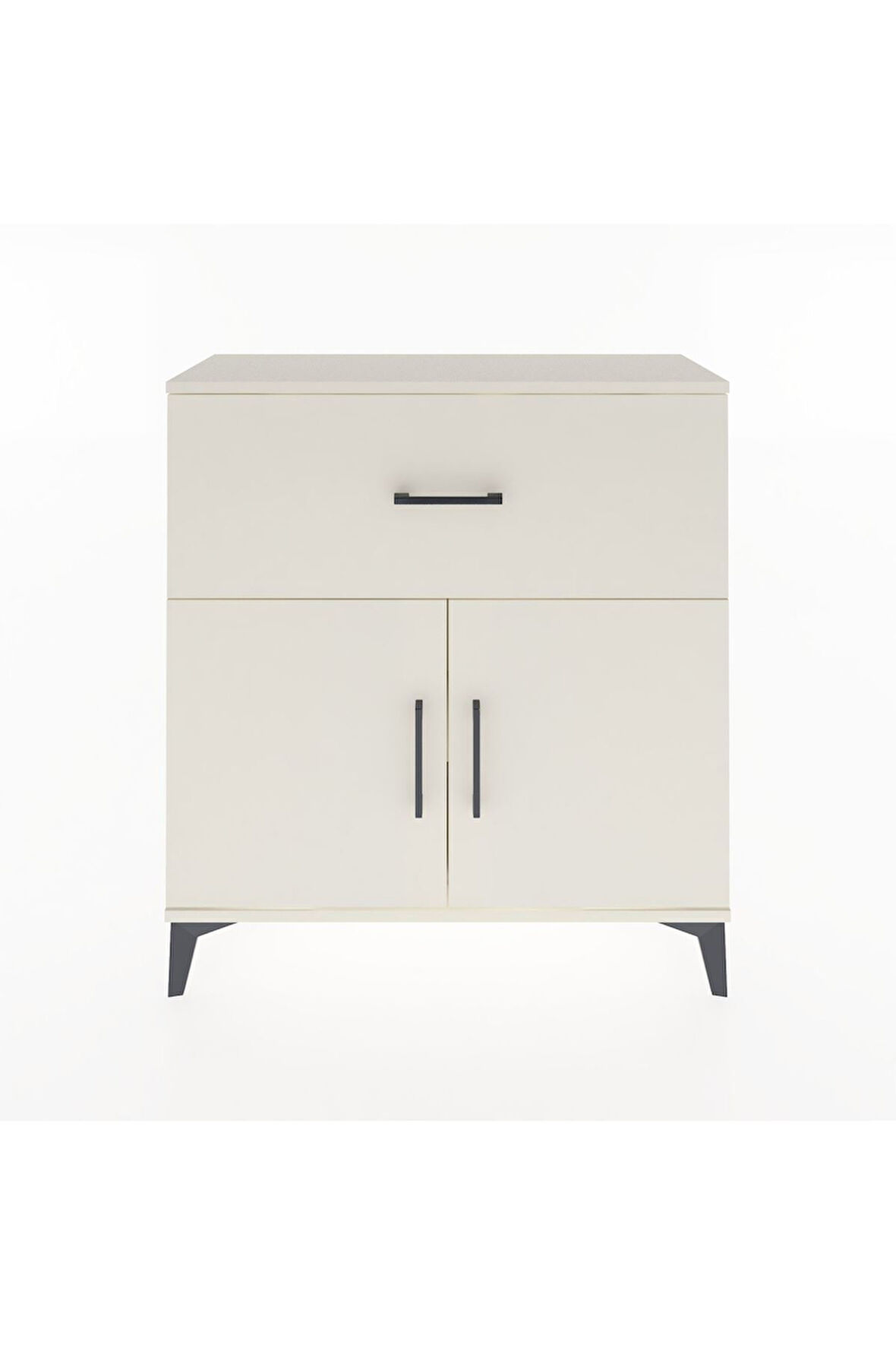 Arges Şifonyer Tek Raflı Tek Çekmeceli 2 Kapaklı 88x30x96 Aytaşı-Aytaşı