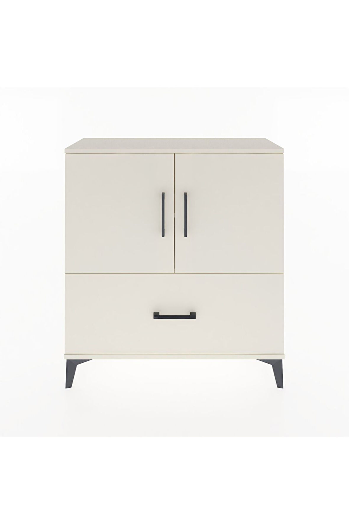 Arges Şifonyer 2 Raflı Tek Çekmeceli 2 Kapaklı 88x30x96 Aytaşı-Aytaşı