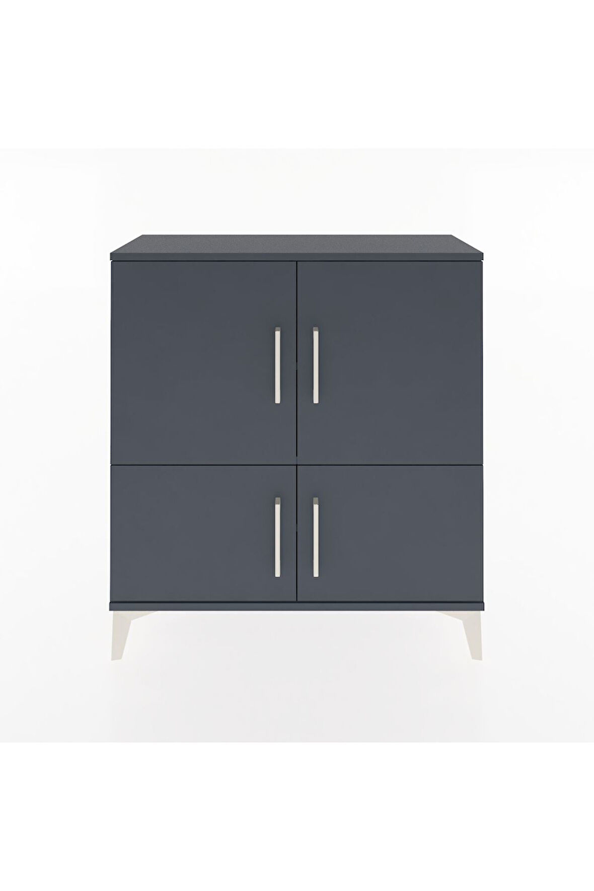 Arges Şifonyer 3 Raflı 4 Kapaklı 88x30x96 Antrasit-Antrasit