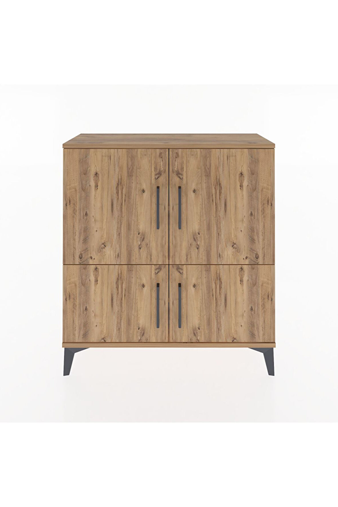 Arges Şifonyer 3 Raflı 4 Kapaklı 88x30x96 Çam-Çam