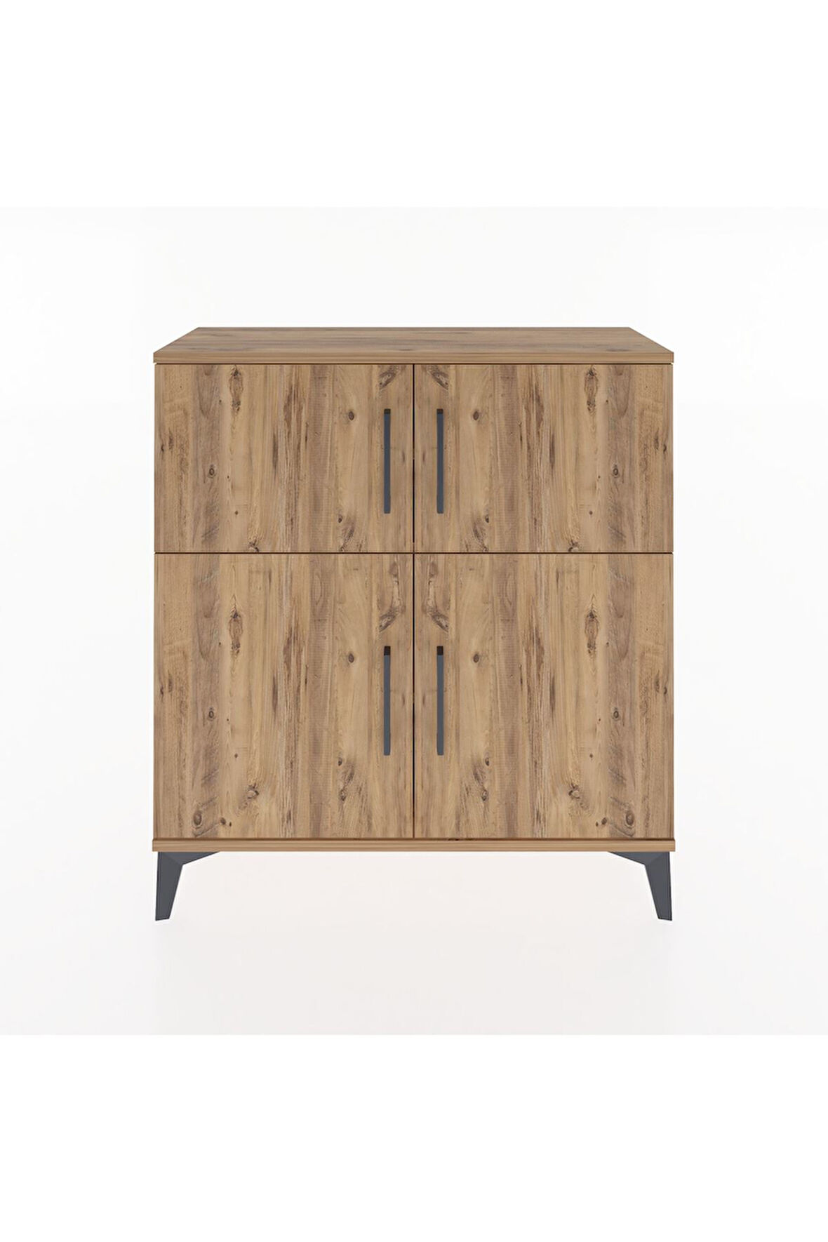 Arges Şifonyer 3 Raflı 4 Kapaklı 88x30x96 Çam-Çam