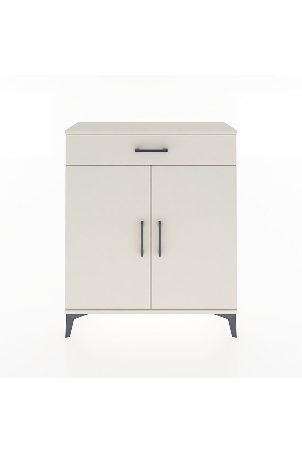 Arges Şifonyer Tek Raflı Tek Çekmeceli 2 Kapaklı 88x30x106 Aytaşı-Aytaşı