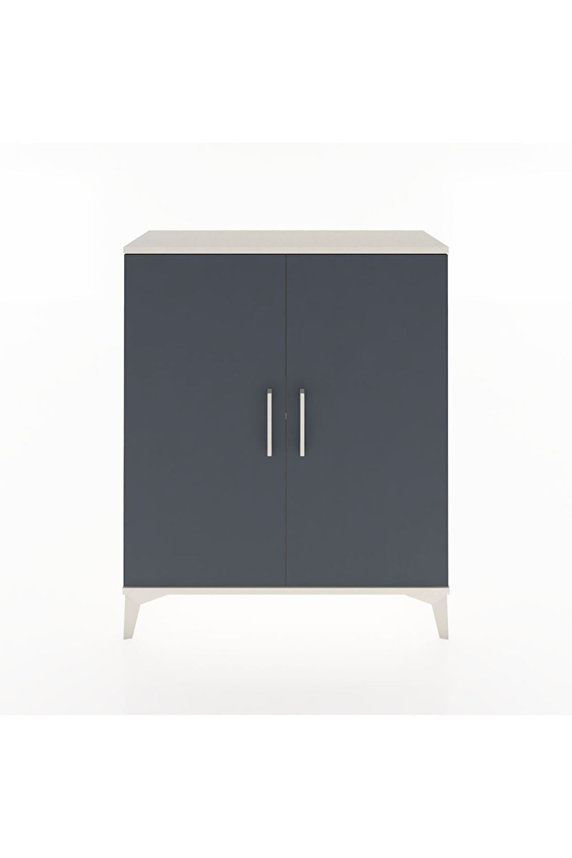 Arges Şifonyer Tek Raflı 2 Kapaklı 88x30x106 Aytaşı-Antrasit