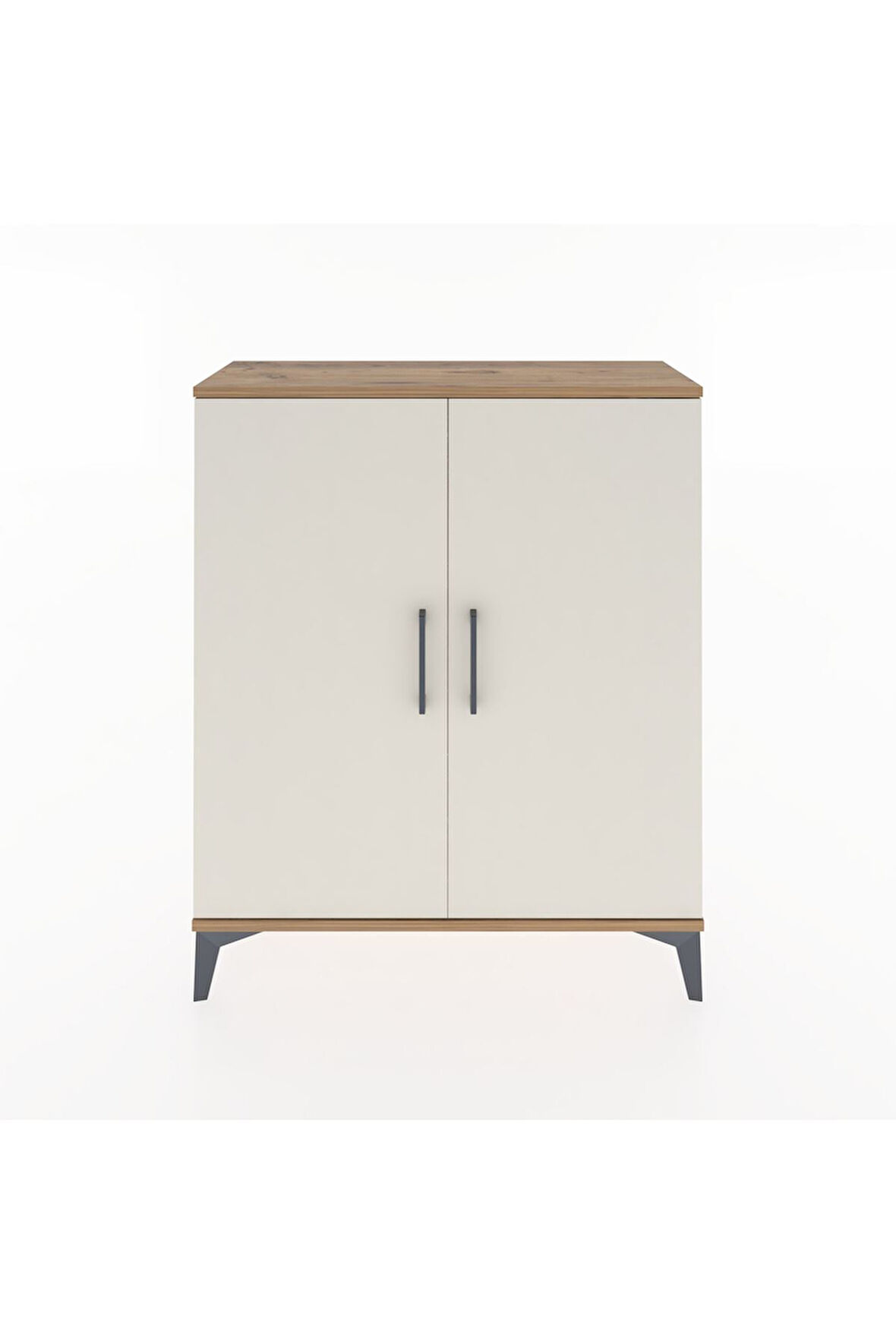 Arges Şifonyer Tek Raflı 2 Kapaklı 88x30x106 Çam-Aytaşı