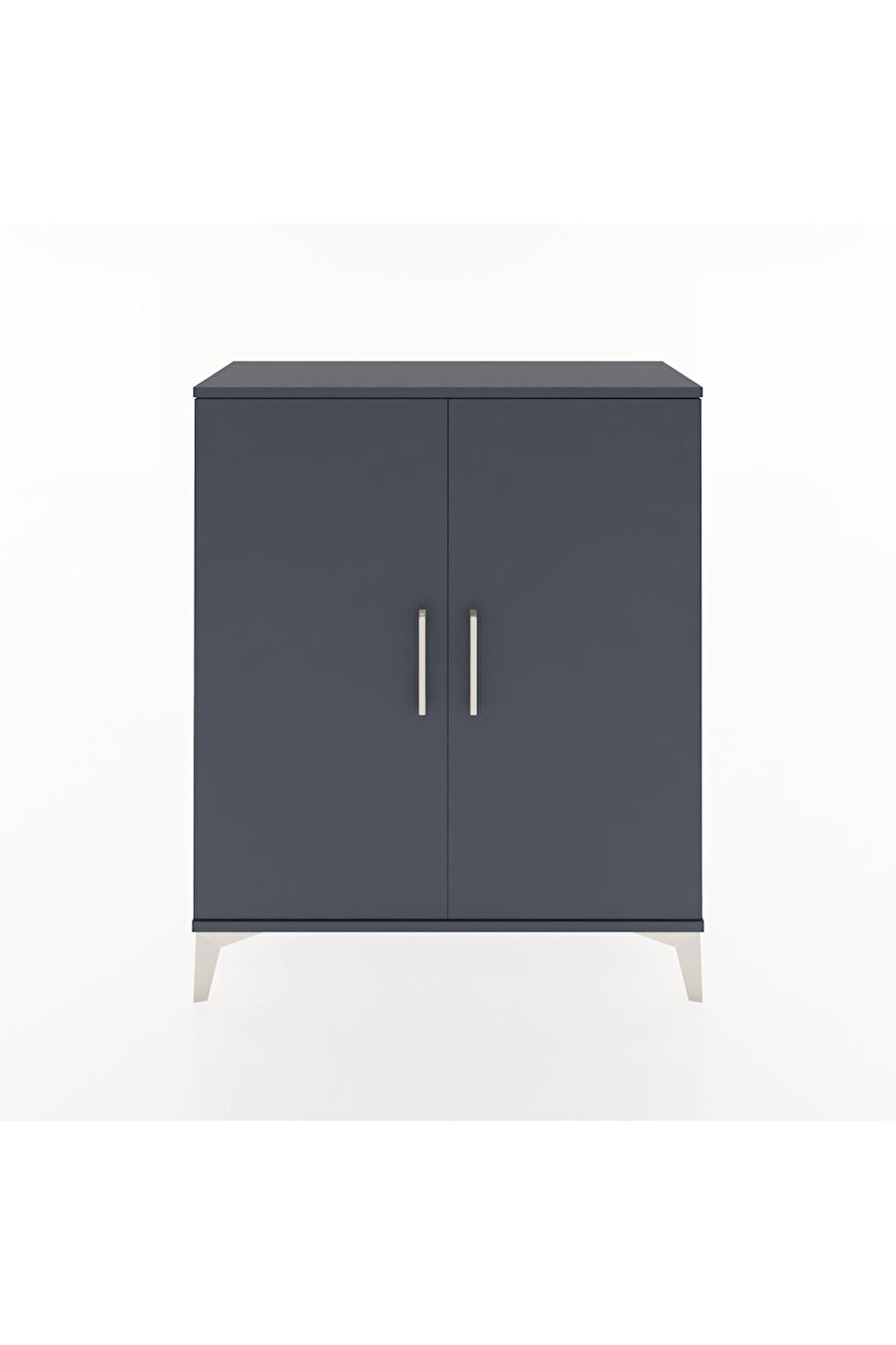 Arges Şifonyer 2 Raflı 2 Kapaklı 88x30x106 Antrasit-Antrasit