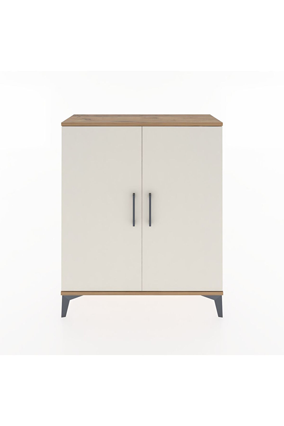 Arges Şifonyer 2 Raflı 2 Kapaklı 88x30x106 Çam-Aytaşı