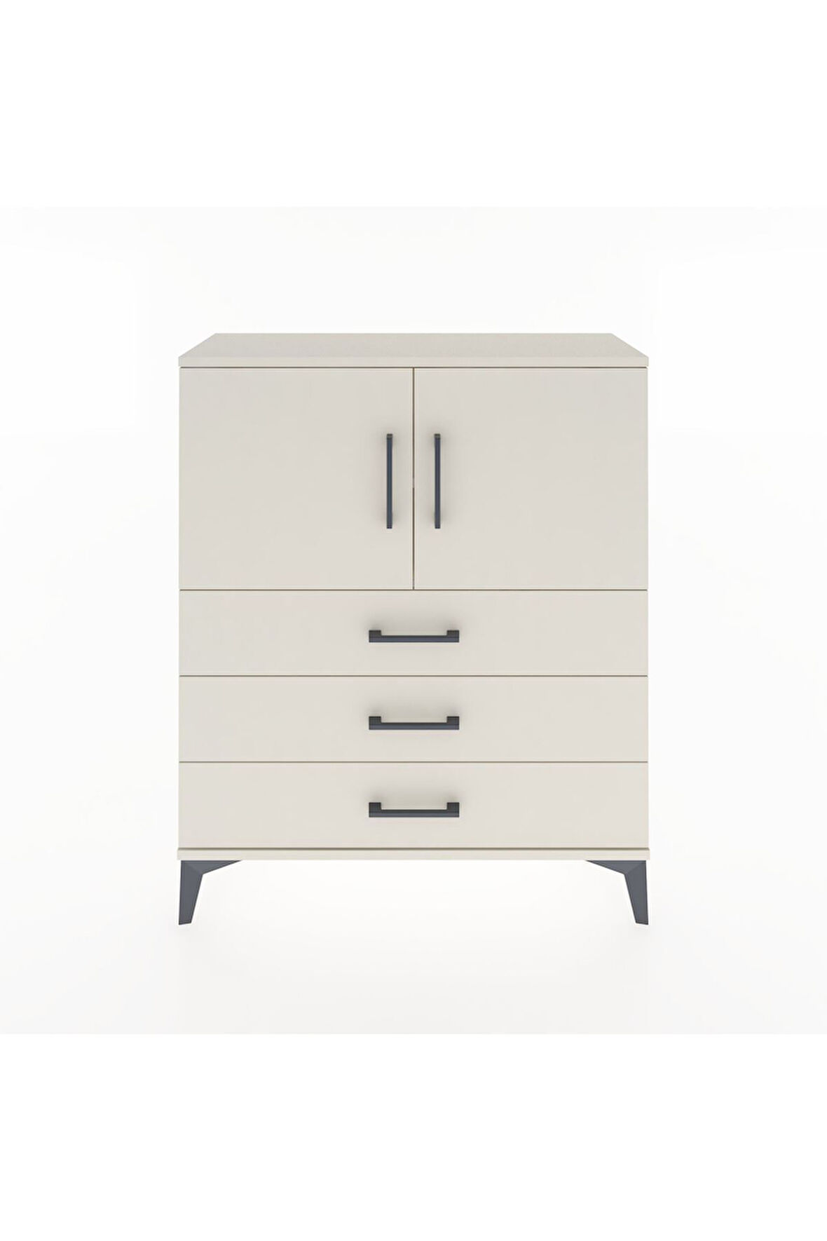 Arges Şifonyer 2 Raflı 3 Çekmeceli 2 Kapaklı 88x30x106 Aytaşı-Aytaşı