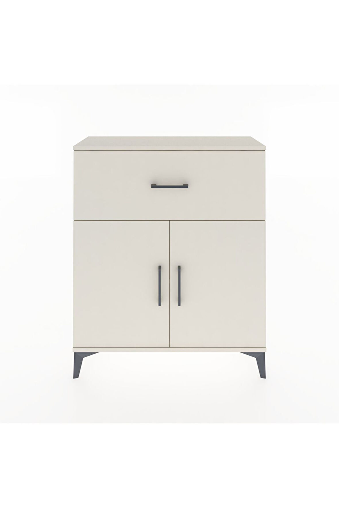 Arges Şifonyer Tek Raflı Tek Çekmeceli 2 Kapaklı 88x30x106 Aytaşı-Aytaşı