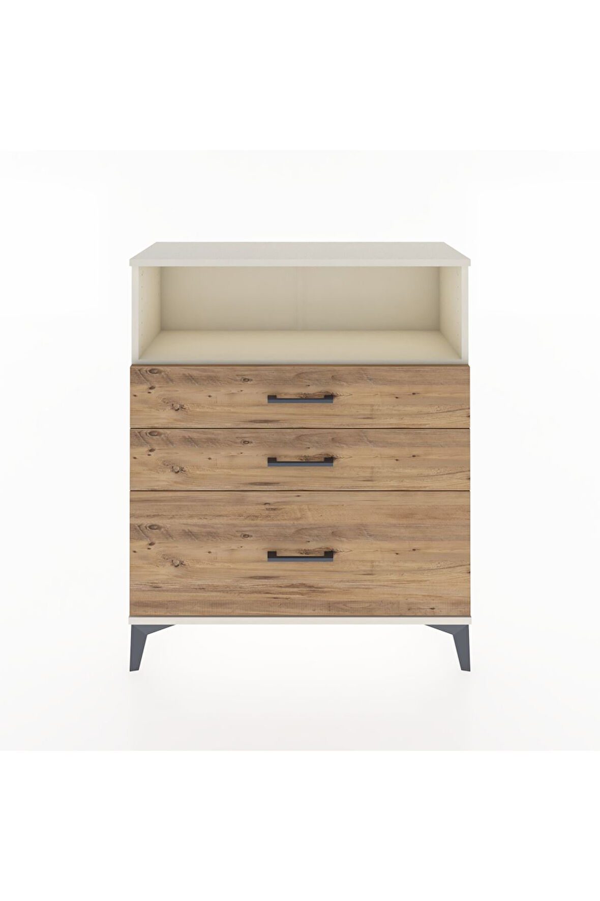 Arges Şifonyer Tek Raflı 3 Çekmeceli 88x30x106 Aytaşı-Çam