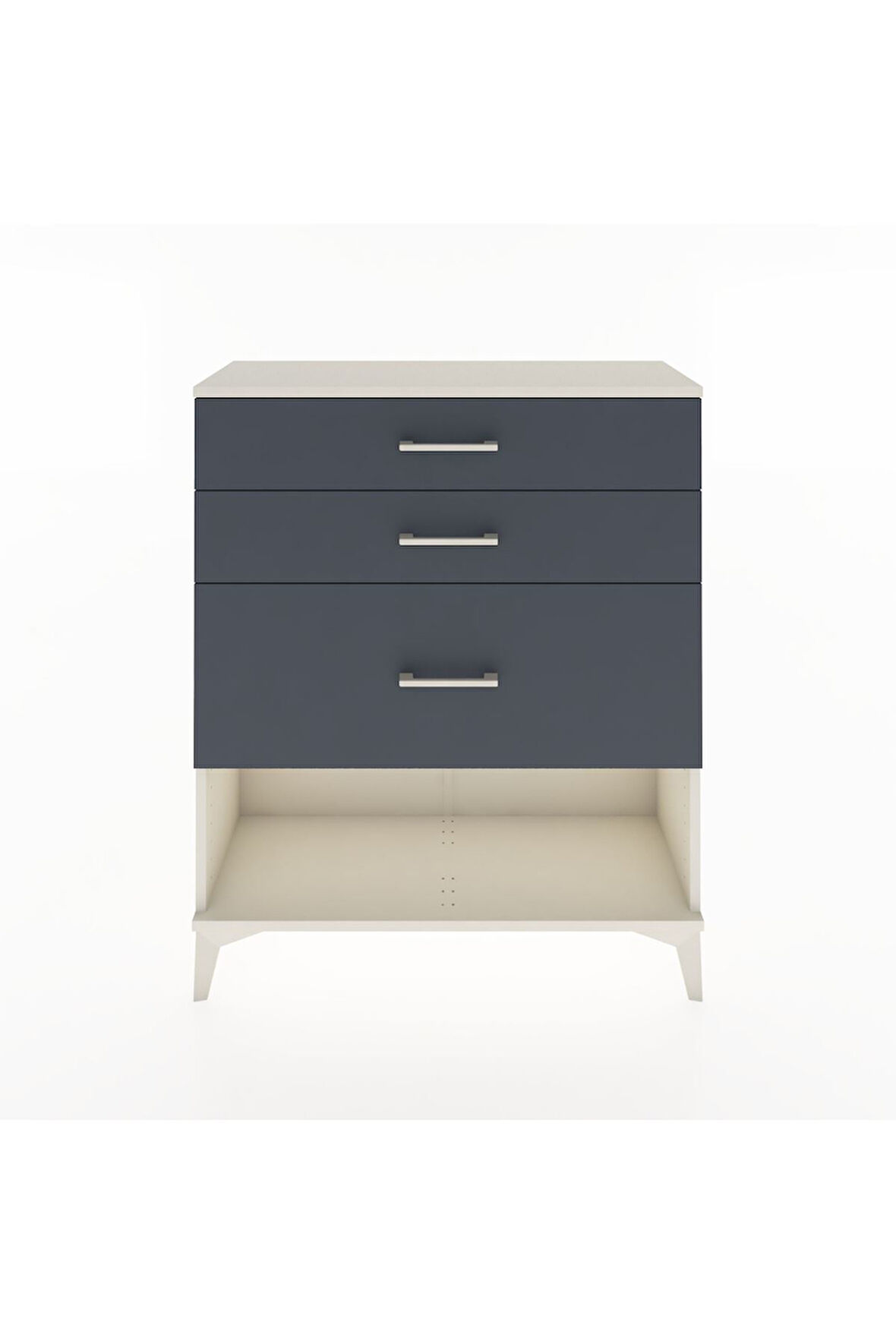 Arges Şifonyer 3 Çekmeceli 88x30x106 Aytaşı-Antrasit