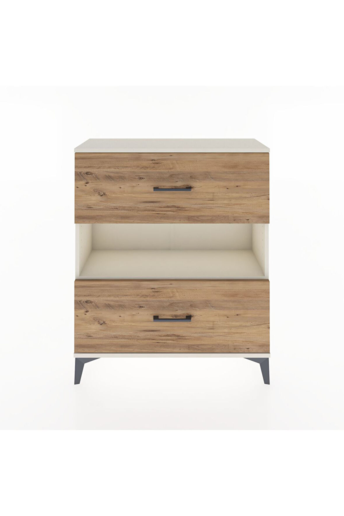 Arges Şifonyer Tek Raflı 2 Çekmeceli 88x30x106 Aytaşı-Çam