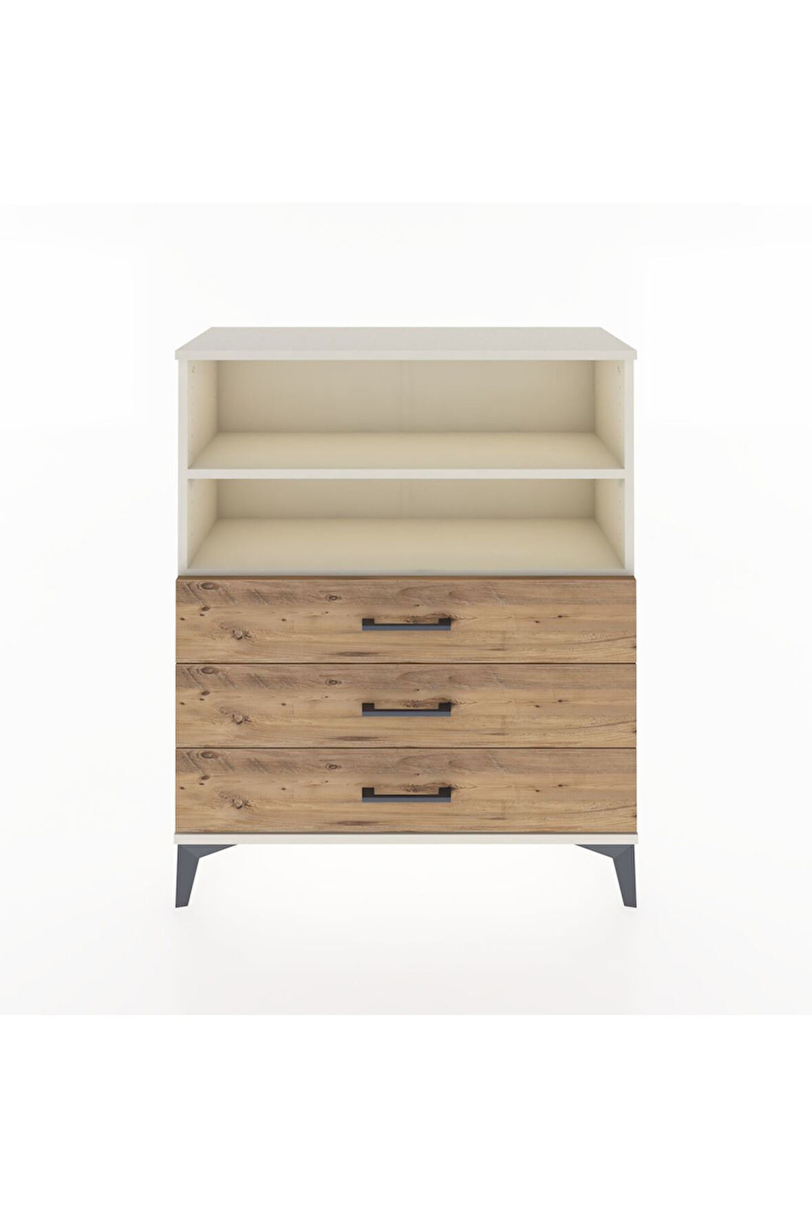 Arges Şifonyer 2 Raflı 3 Çekmeceli 88x30x106 Aytaşı-Çam