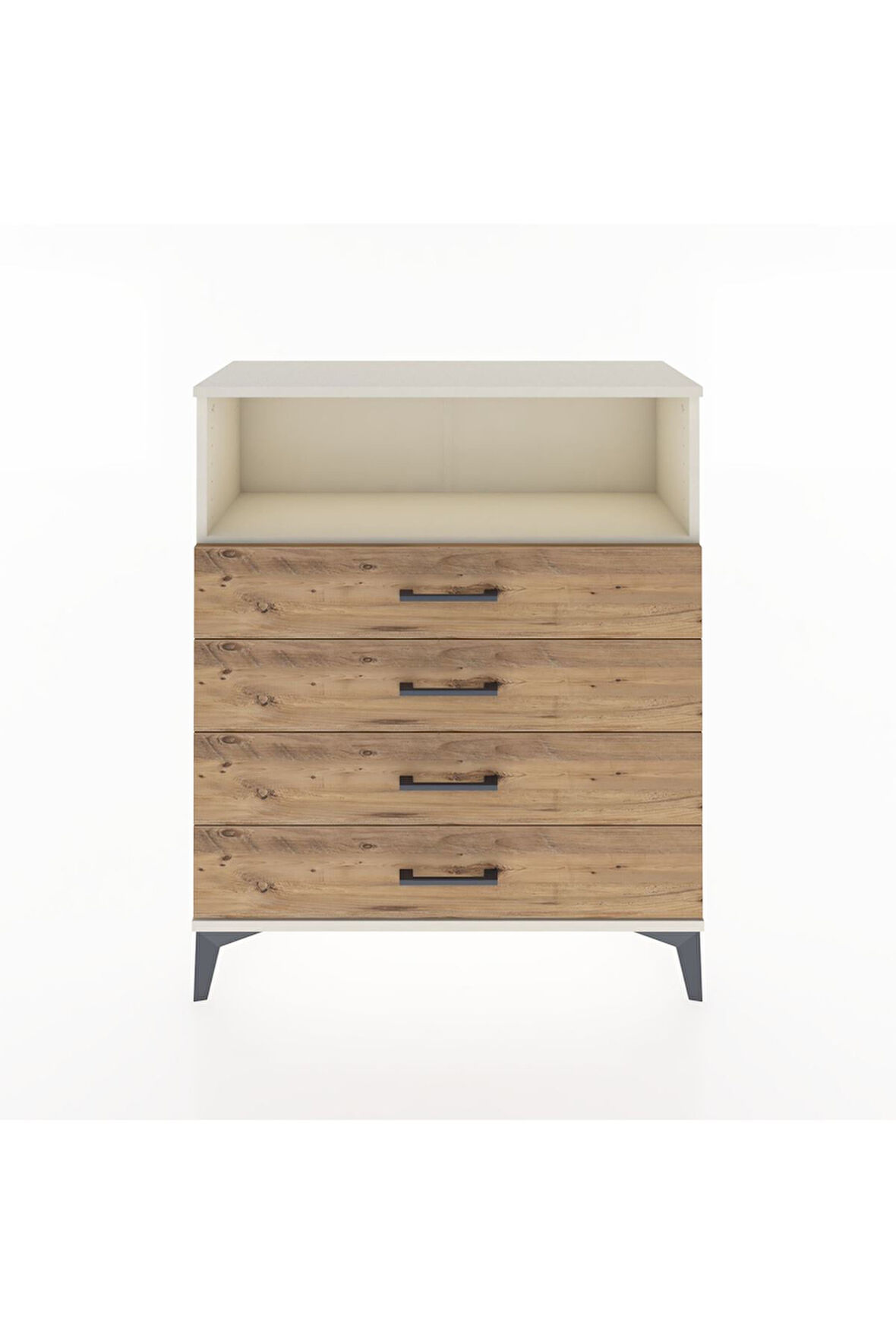 Arges Şifonyer Tek Raflı 4 Çekmeceli 88x30x106 Aytaşı-Çam