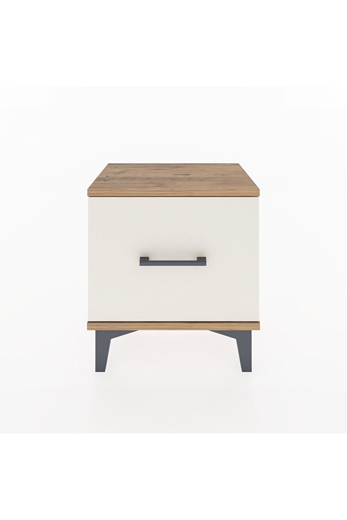 Arges Komodin Tek Çekmeceli 44x30x48 Çam-Aytaşı
