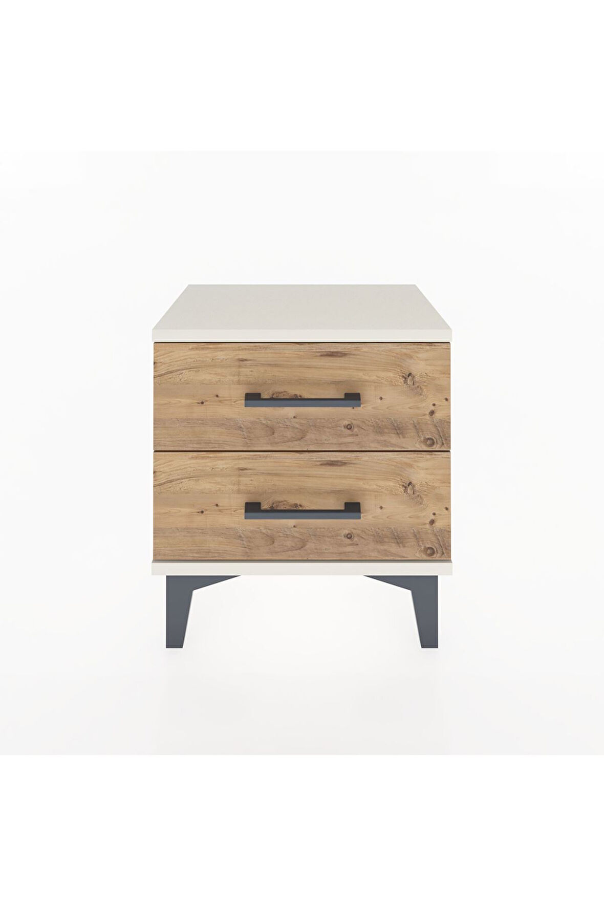 Arges Komodin 2 Çekmeceli 44x30x48 Aytaşı-Çam