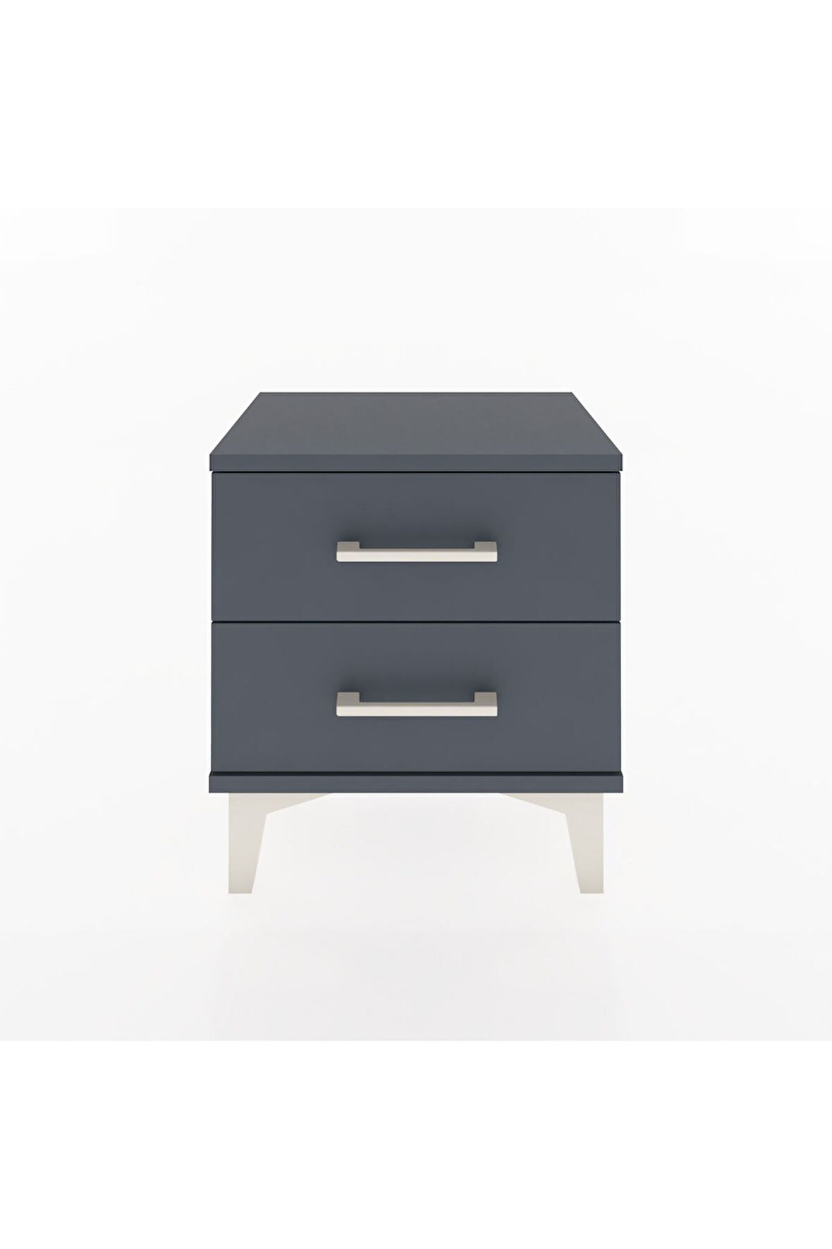 Arges Komodin 2 Çekmeceli 44x30x48 Antrasit-Antrasit