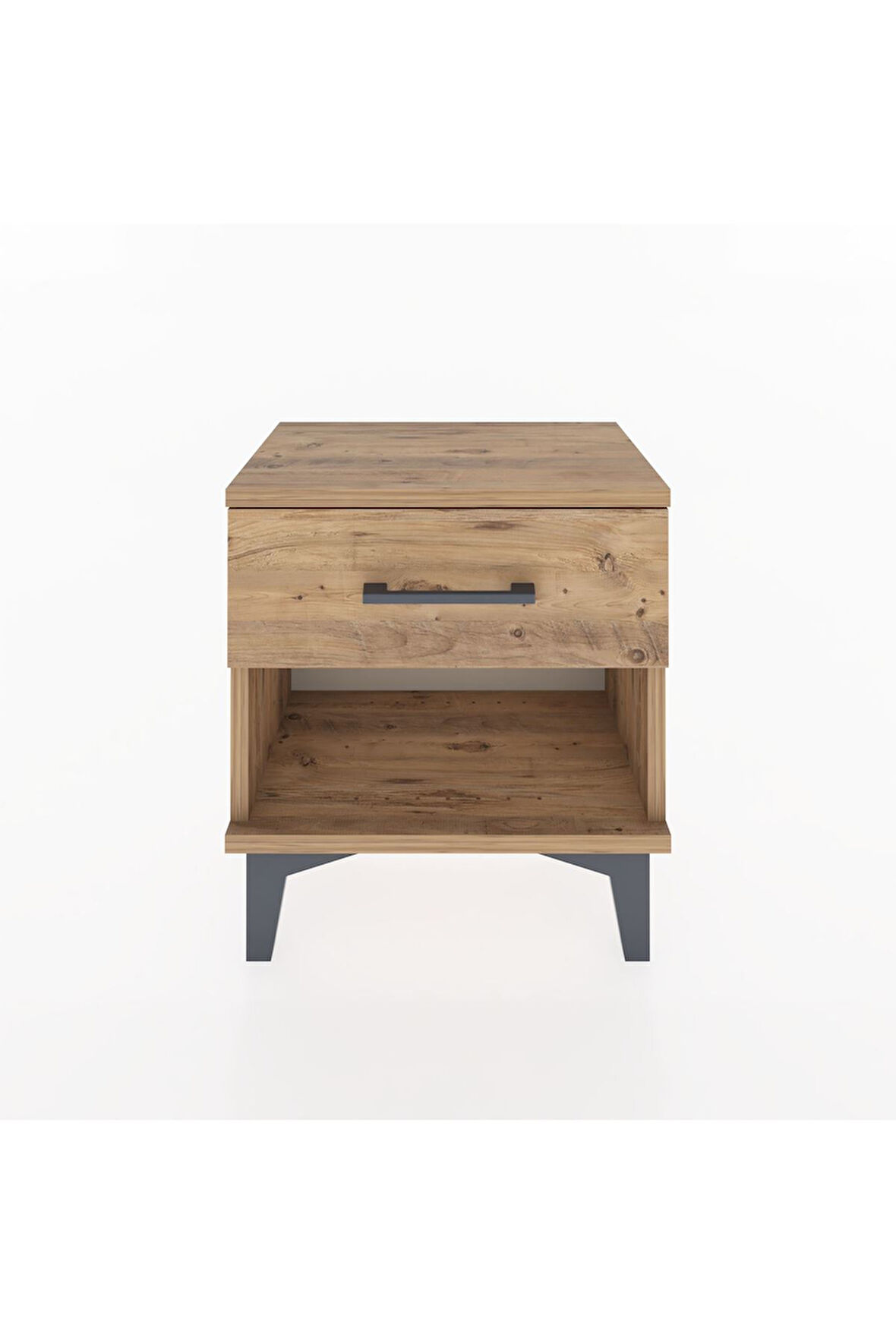 Arges Komodin Tek Çekmeceli 44x30x48 Çam-Çam