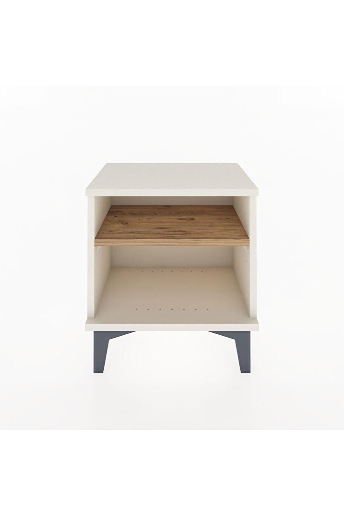 Arges Komodin Tek Raflı 44x30x48 Antrasit-Antrasit