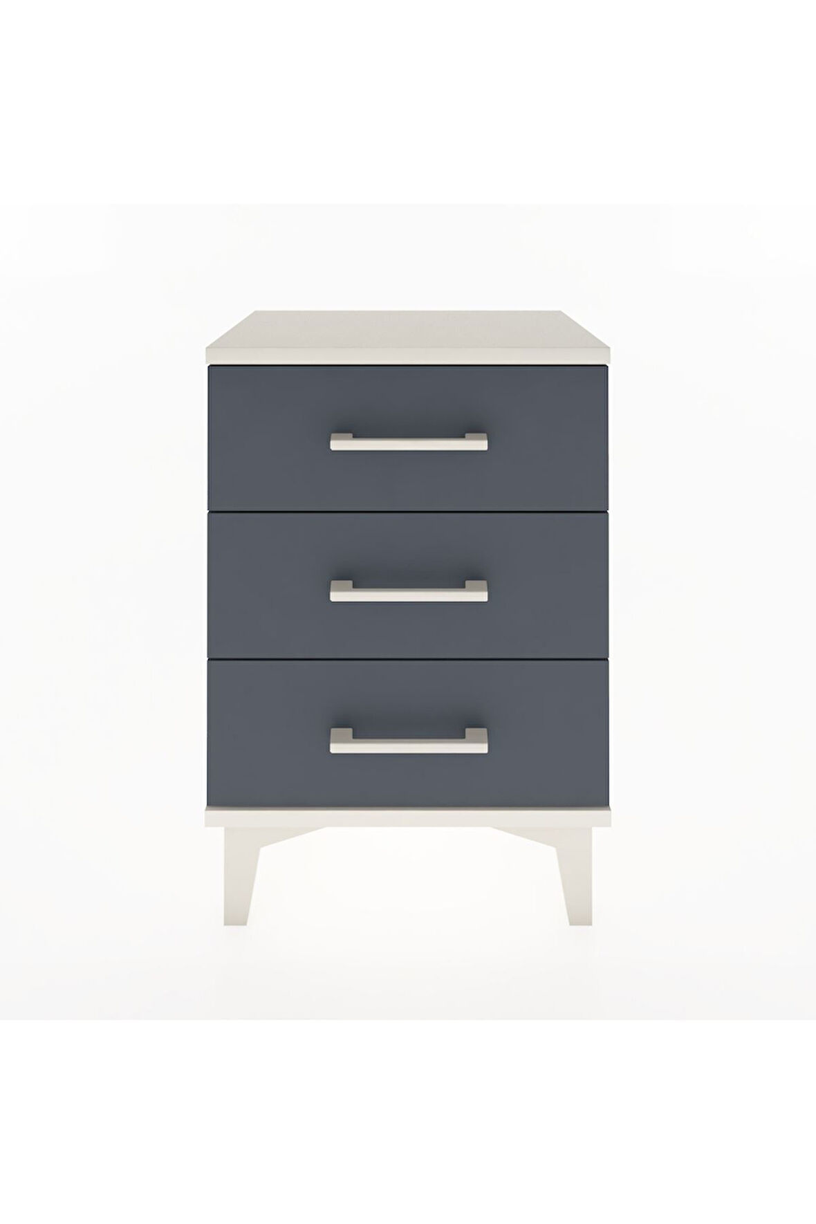 Arges Komodin 3 Çekmeceli 44x30x64 Aytaşı-Antrasit