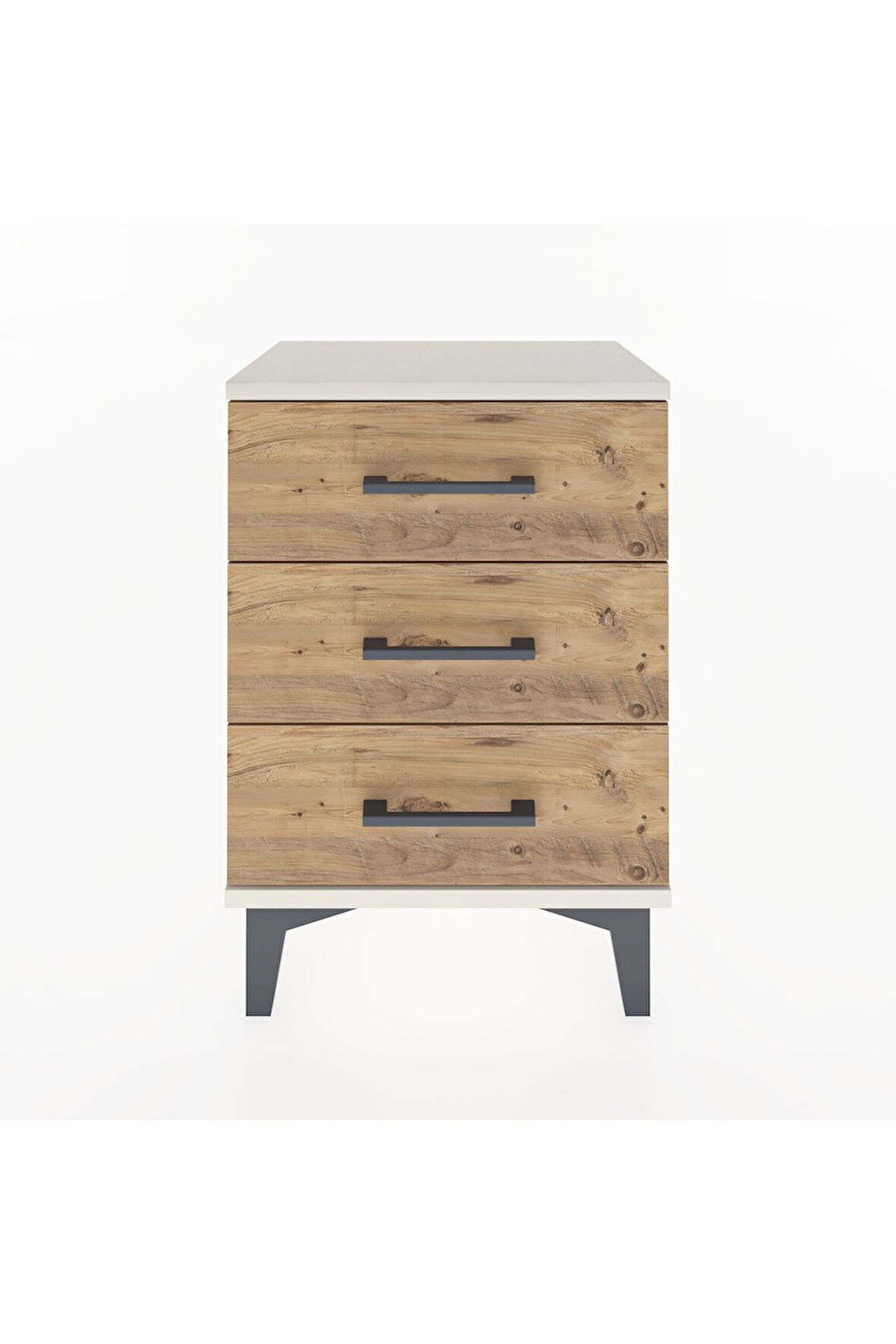 Arges Komodin 3 Çekmeceli 44x30x64 Aytaşı-Çam