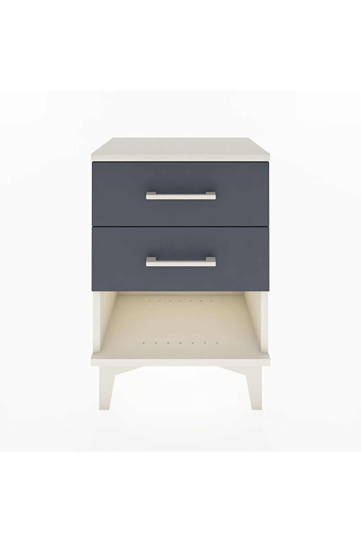 Arges Komodin 2 Çekmeceli 44x30x64 Aytaşı-Antrasit