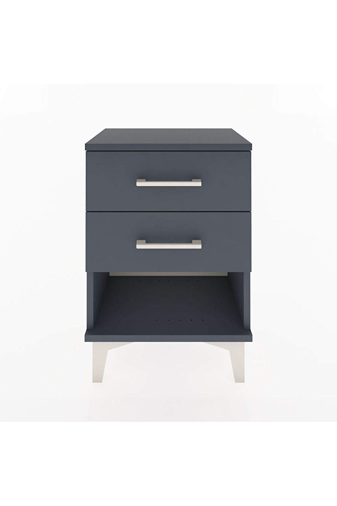Arges Komodin 2 Çekmeceli 44x30x64 Antrasit-Antrasit