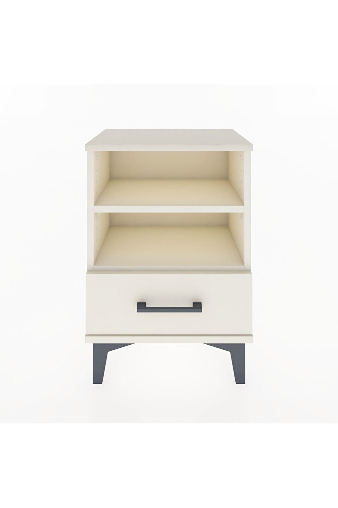 Arges Komodin 2 Raflı Tek Çekmeceli 44x30x64 Aytaşı-Aytaşı