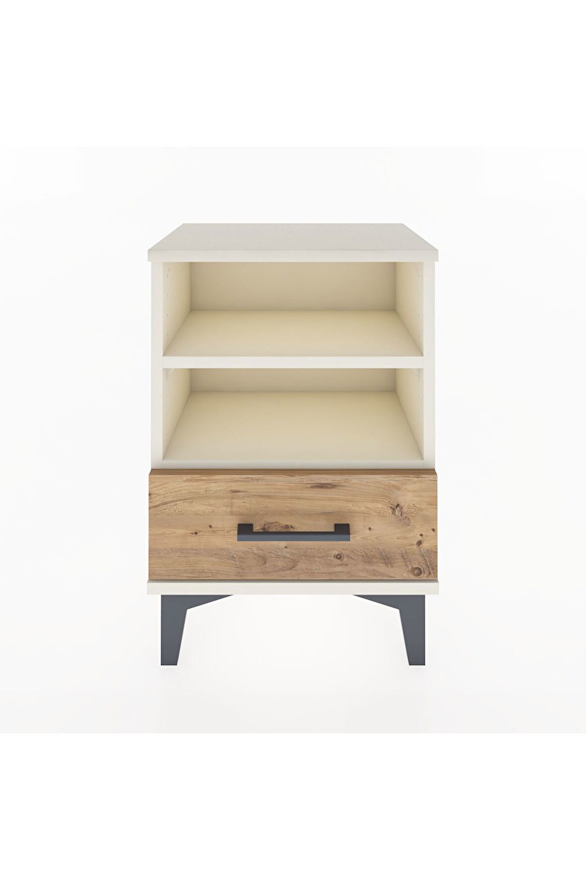Arges Komodin 2 Raflı Tek Çekmeceli 44x30x64 Aytaşı-Çam