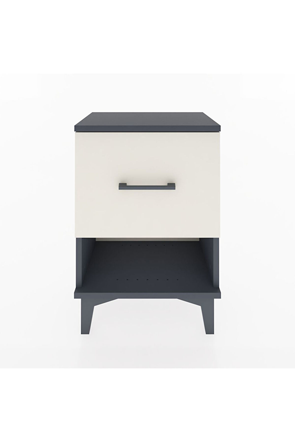 Arges Komodin Tek Çekmeceli 44x30x64 Antrasit-Aytaşı