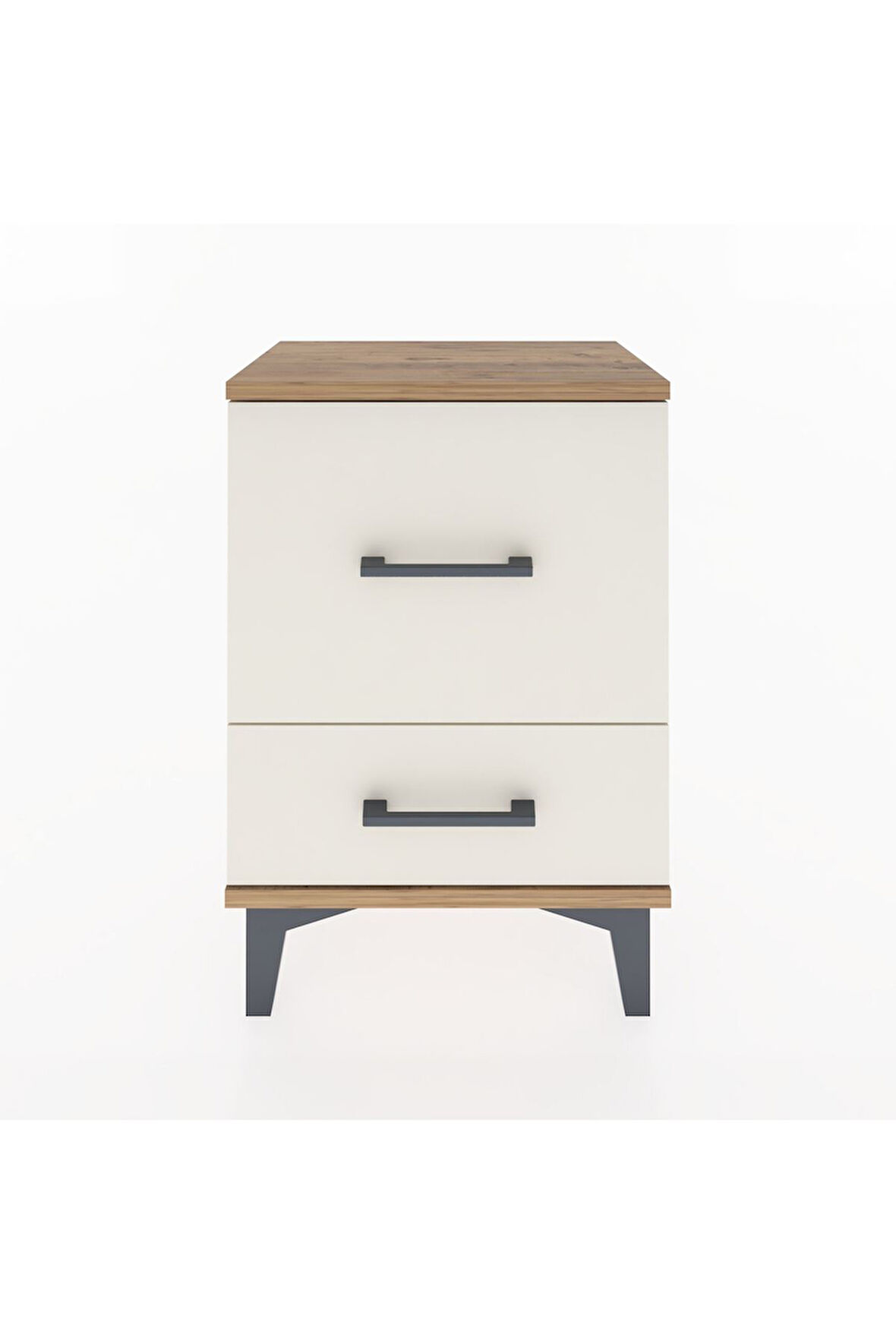 Arges Komodin 2 Çekmeceli 44x30x64 Çam-Aytaşı