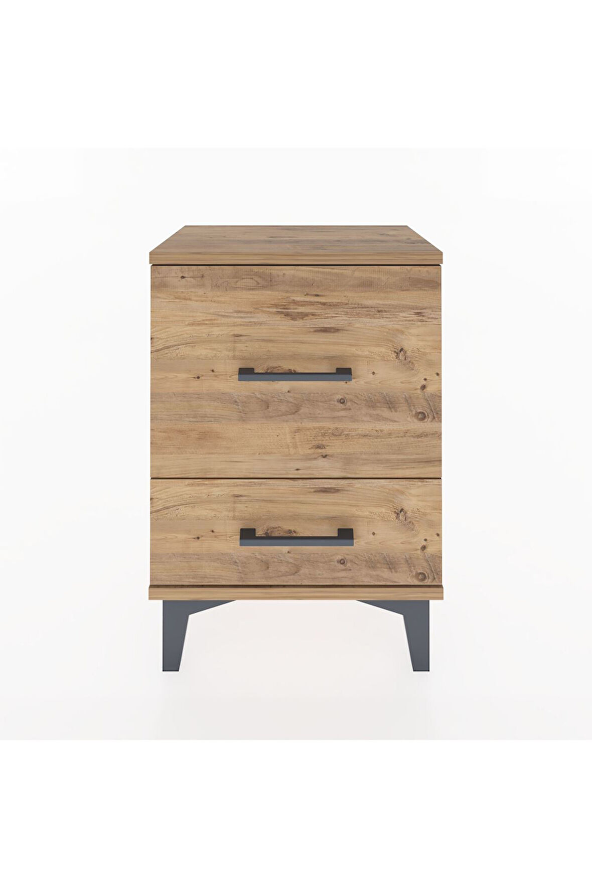 Arges Komodin 2 Çekmeceli 44x30x64 Çam-Çam