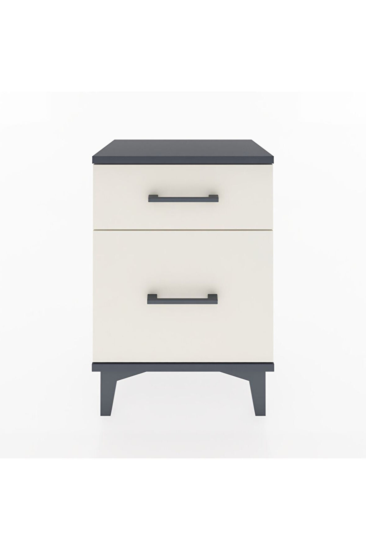 Arges Komodin 2 Çekmeceli 44x30x64 Antrasit-Aytaşı