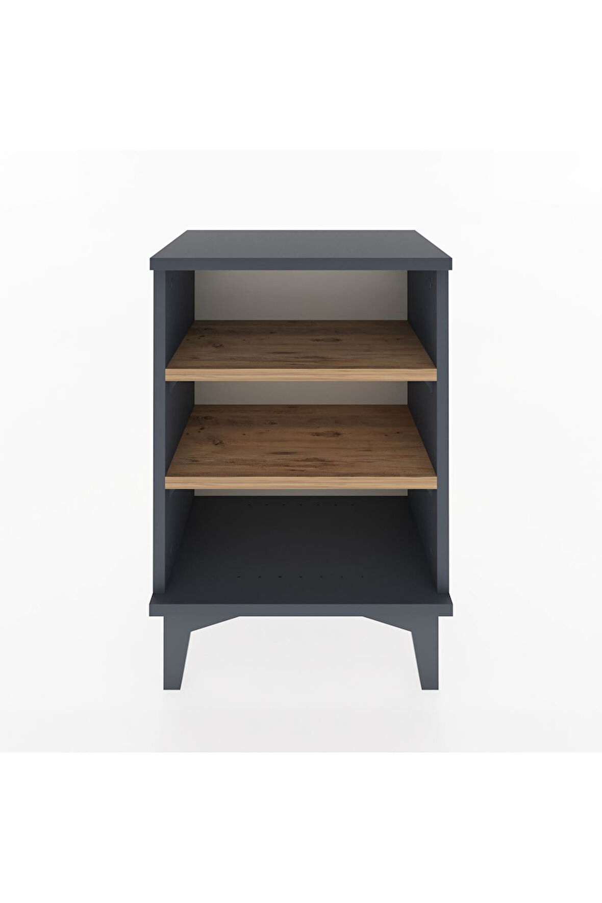 Arges Komodin 2 Raflı 44x30x64 Antrasit-Çam
