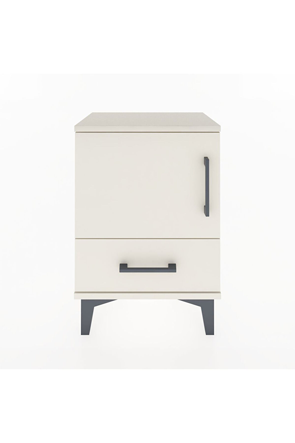 Arges Komodin 2 Raflı Tek Kapaklı 44x30x64 Aytaşı-Aytaşı
