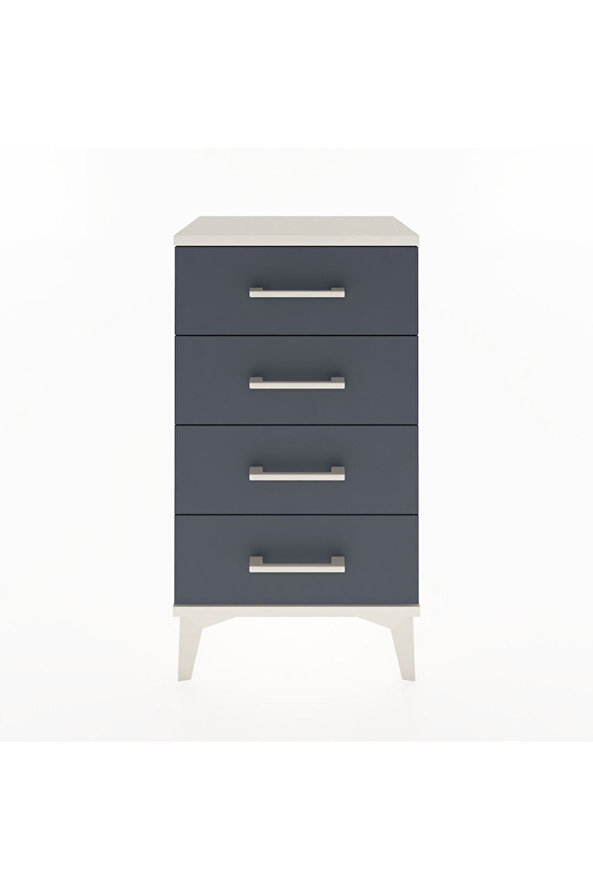 Arges Komodin 4 Çekmeceli 44x30x80 Aytaşı-Antrasit