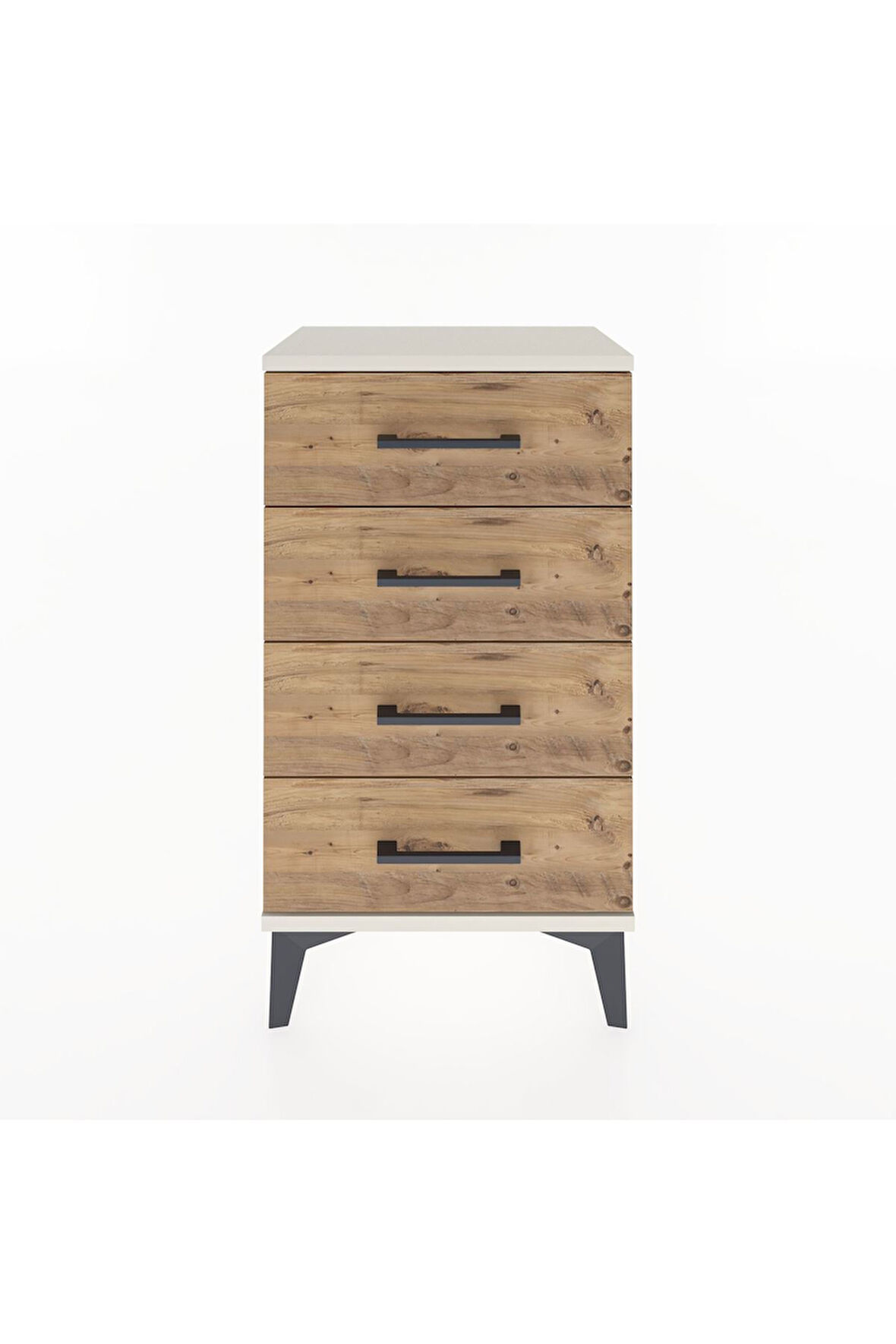 Arges Komodin 4 Çekmeceli 44x30x80 Aytaşı-Çam