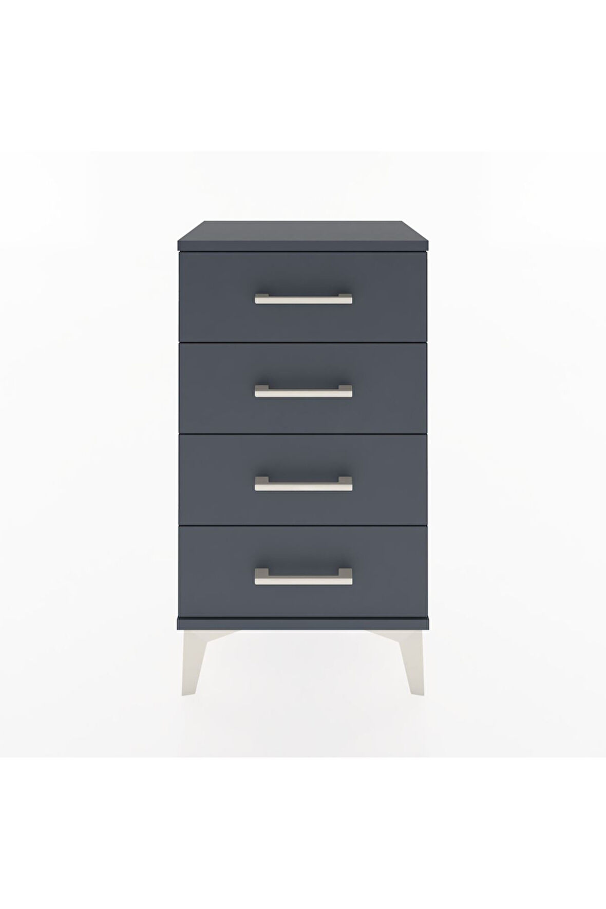 Arges Komodin 4 Çekmeceli 44x30x80 Antrasit-Antrasit