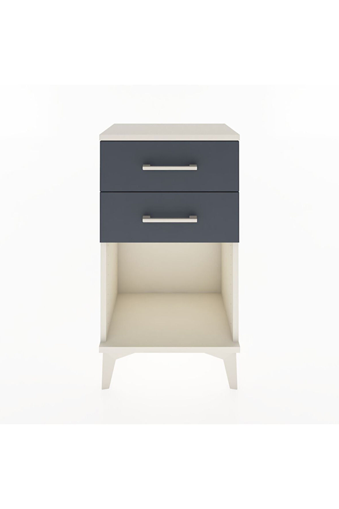 Arges Komodin 2 Çekmeceli 44x30x80 Aytaşı-Antrasit
