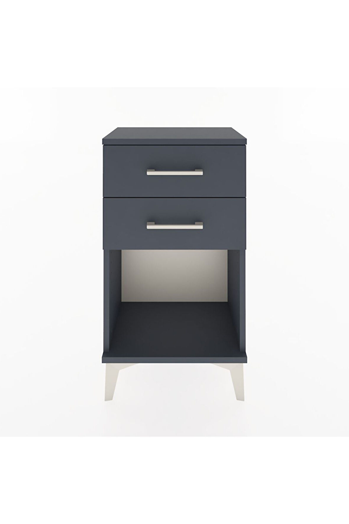 Arges Komodin 2 Çekmeceli 44x30x80 Antrasit-Antrasit