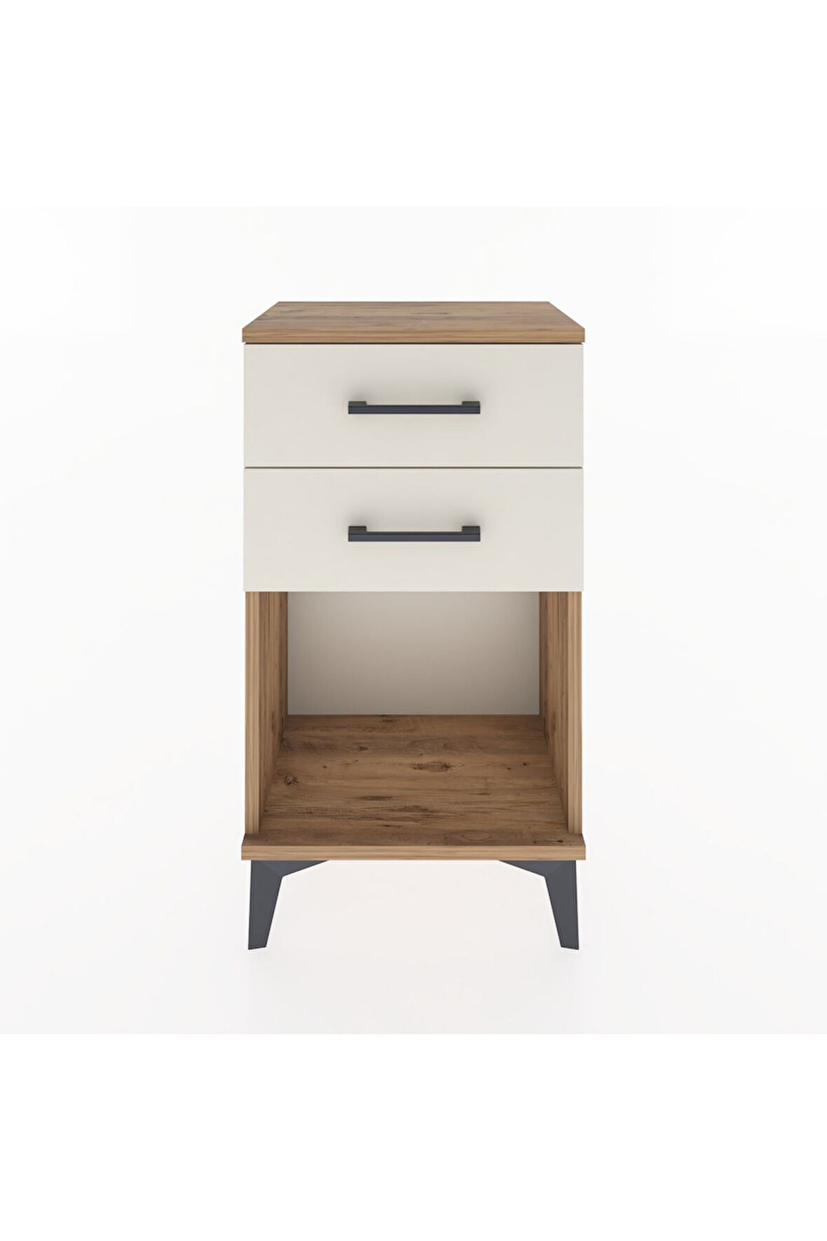 Arges Komodin 2 Çekmeceli 44x30x80 Çam-Aytaşı