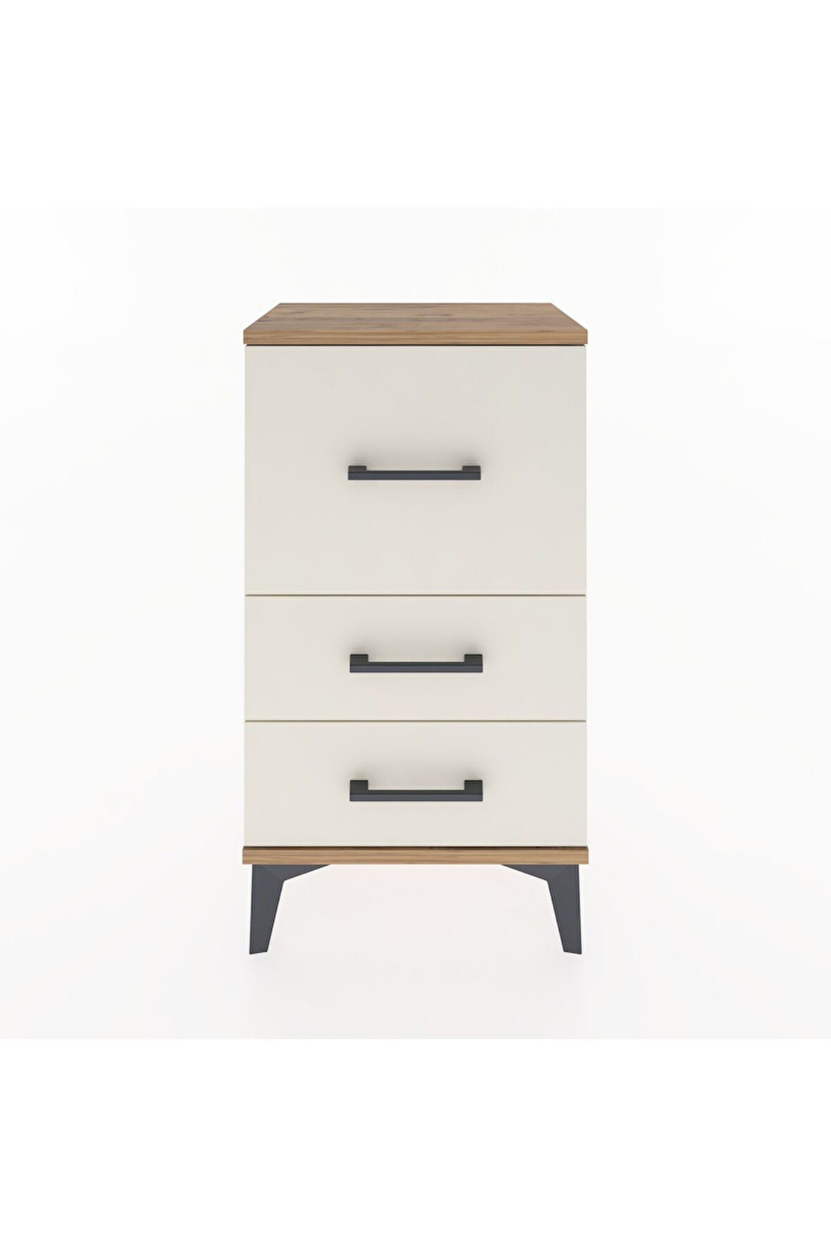 Arges Komodin 3 Çekmeceli 44x30x80 Çam-Aytaşı