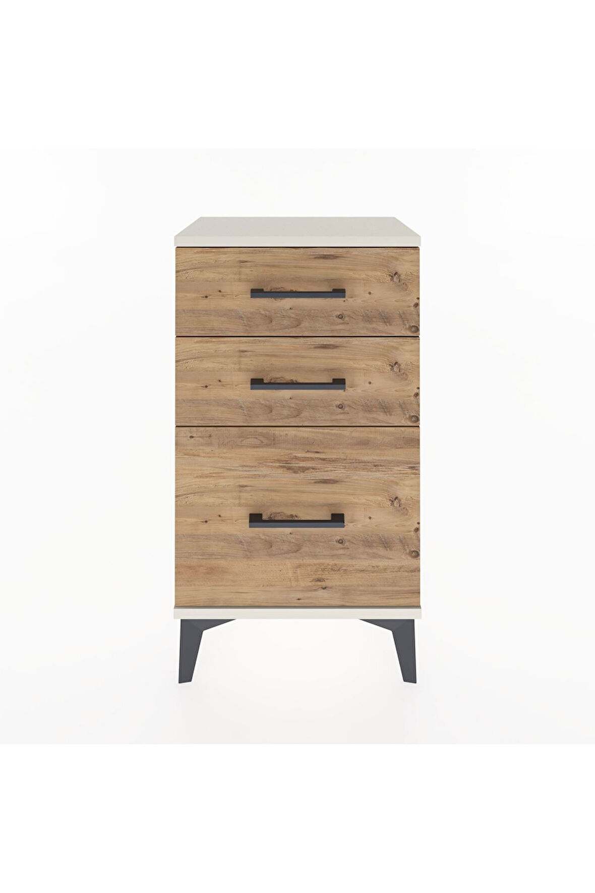 Arges Komodin 3 Çekmeceli 44x30x80 Aytaşı-Çam