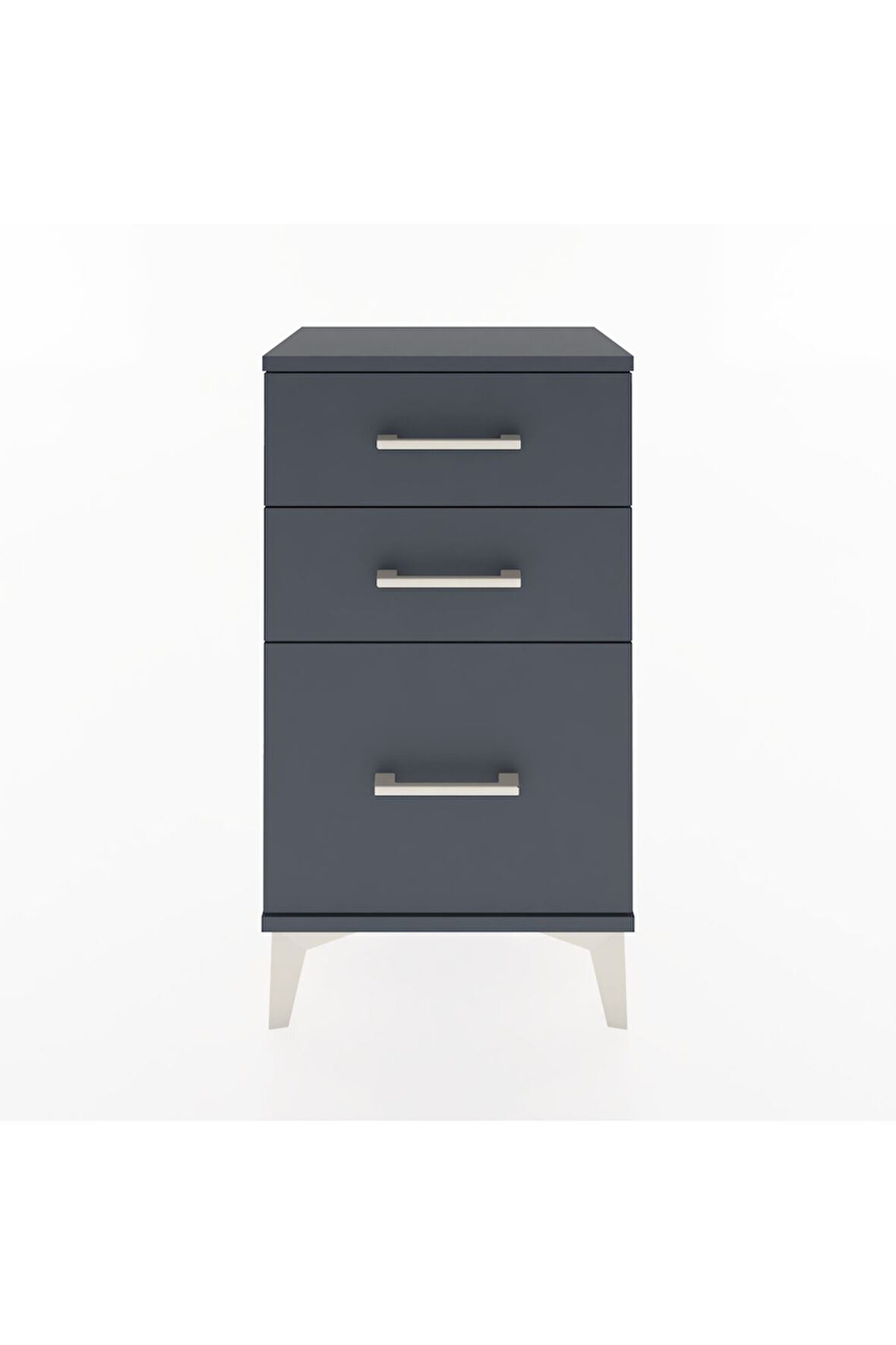 Arges Komodin 3 Çekmeceli 44x30x80 Antrasit-Antrasit