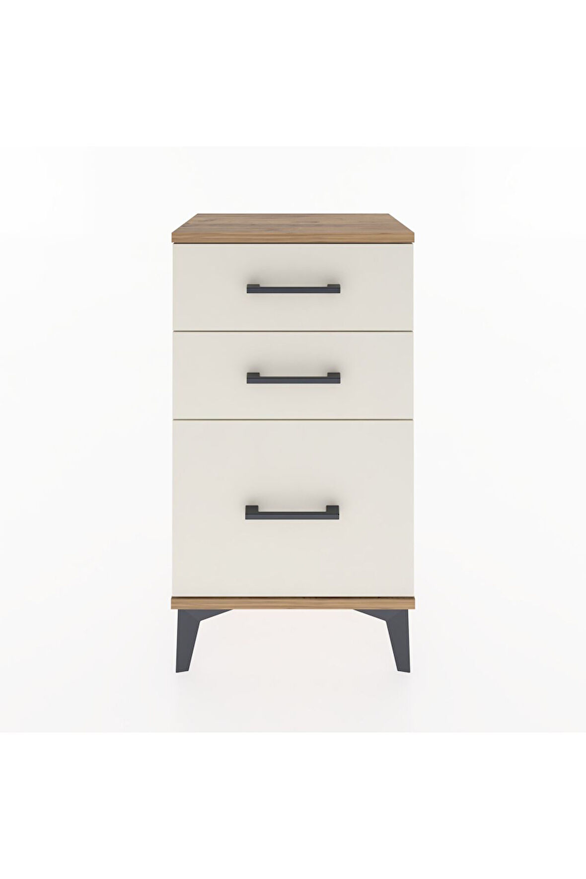 Arges Komodin 3 Çekmeceli 44x30x80 Çam-Aytaşı