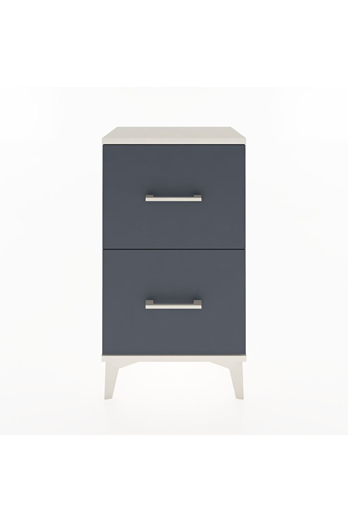 Arges Komodin 2 Çekmeceli 44x30x80 Aytaşı-Antrasit