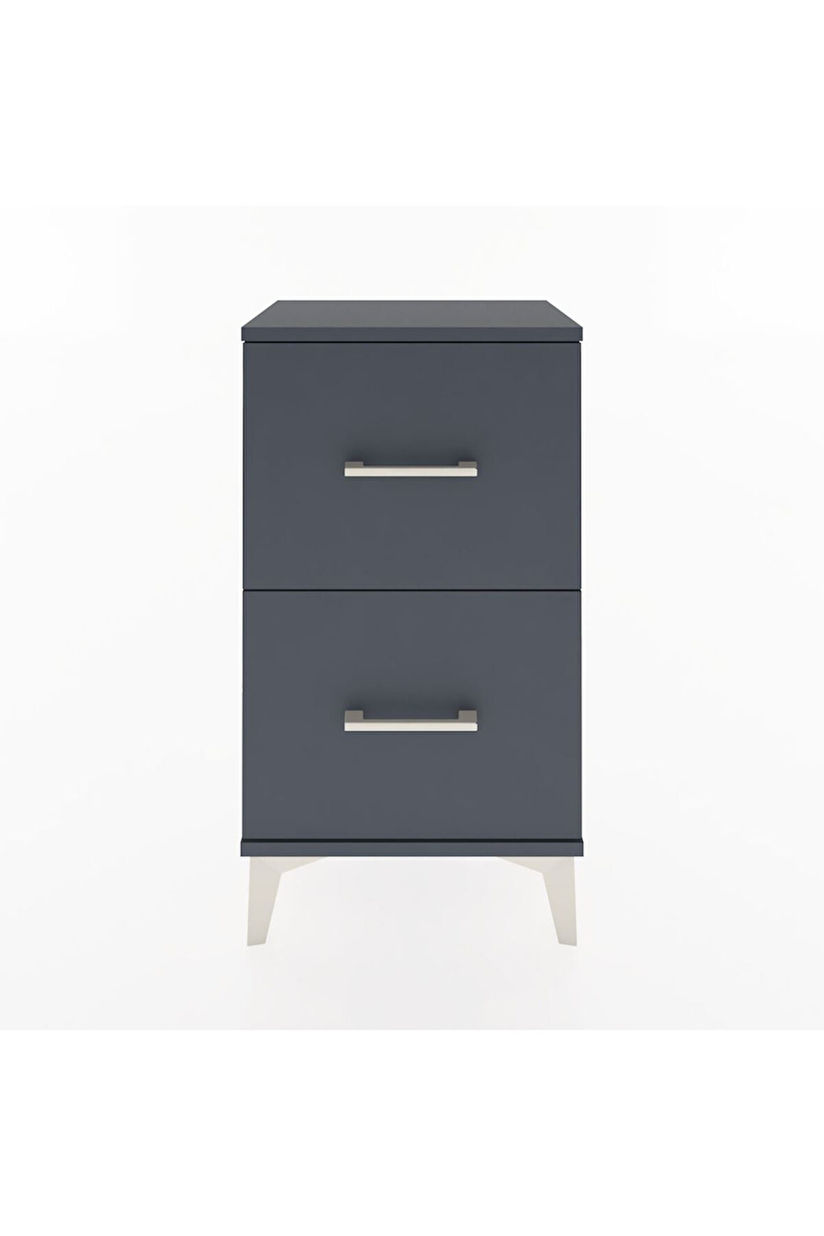 Arges Komodin 2 Çekmeceli 44x30x80 Antrasit-Antrasit