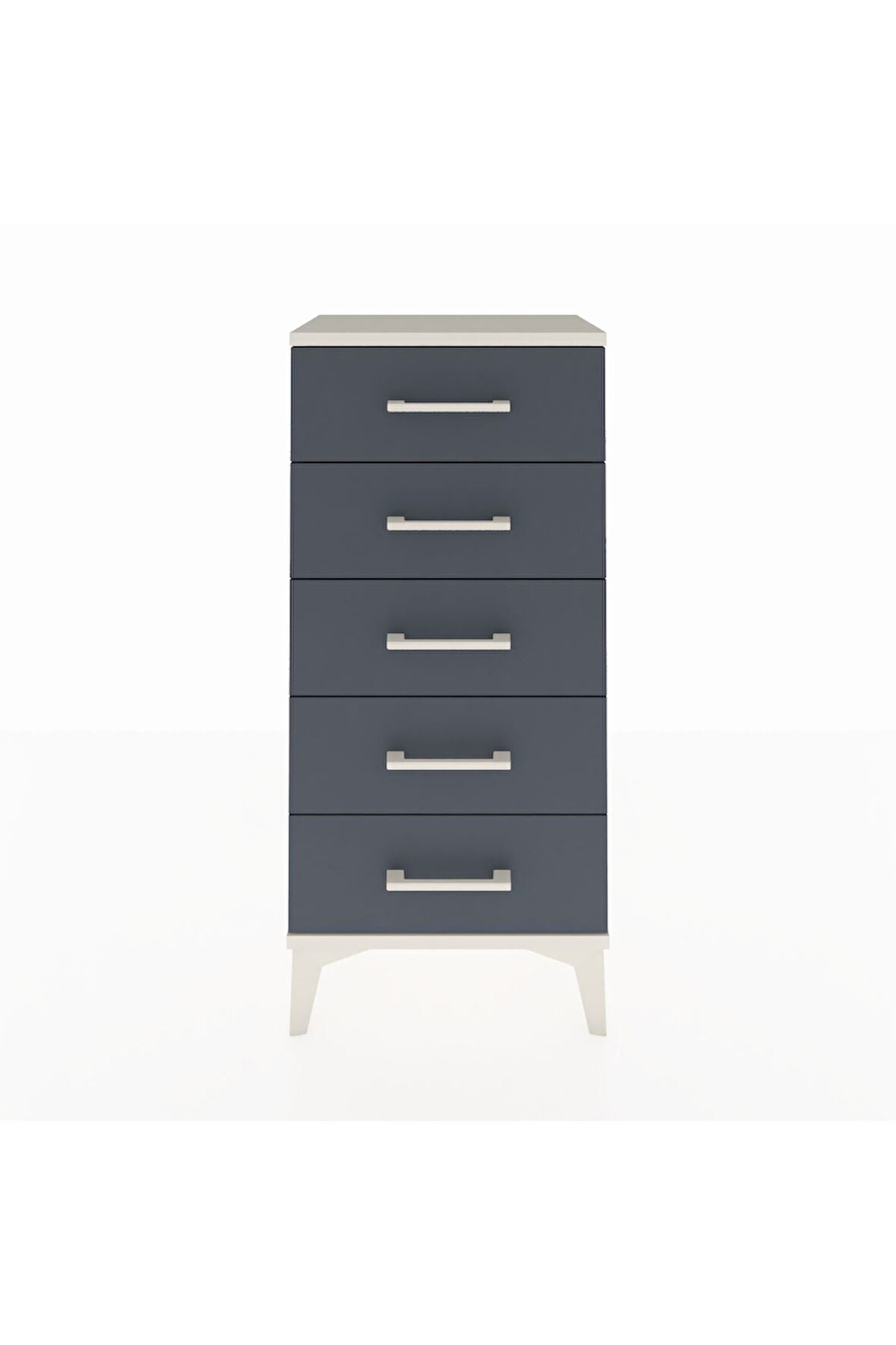 Arges Komodin 5 Çekmeceli 44x30x96 Aytaşı-Antrasit