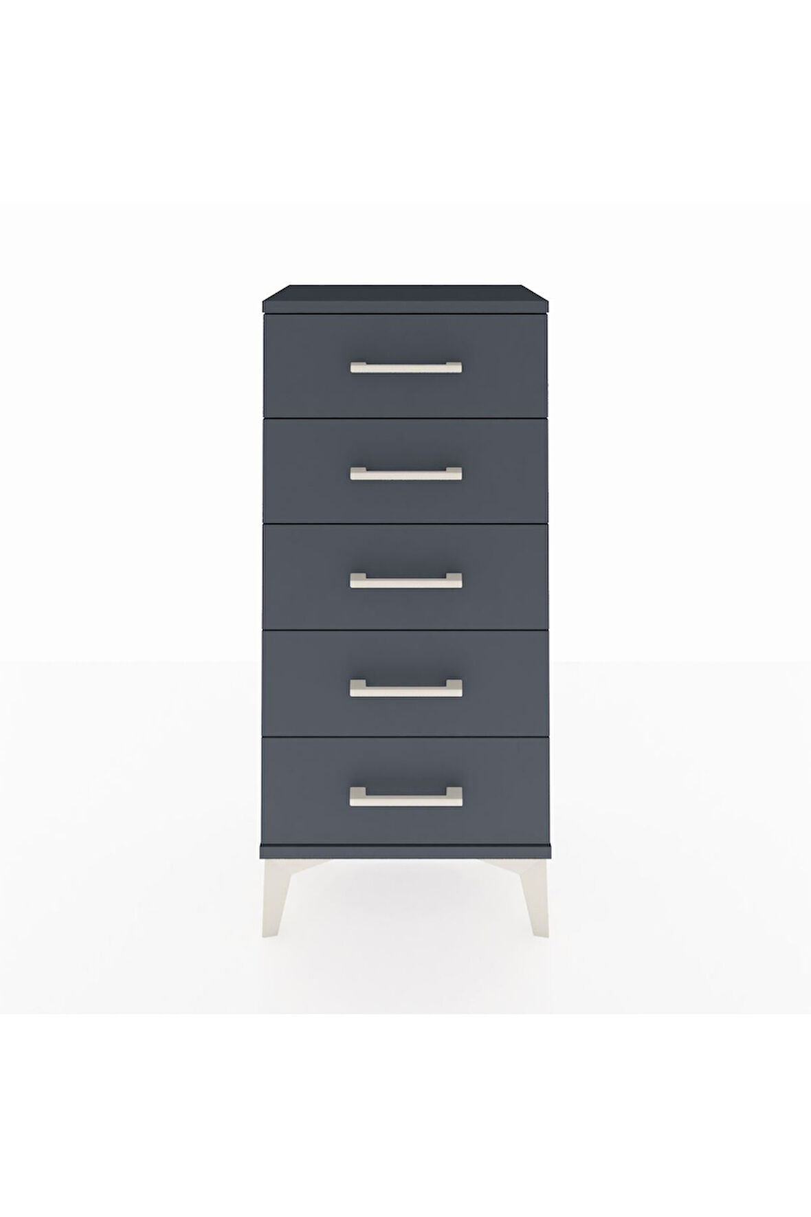 Arges Komodin 5 Çekmeceli 44x30x96 Antrasit-Antrasit